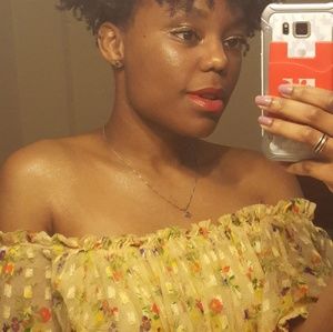 Womens off shoulder chiffon lemonade dress